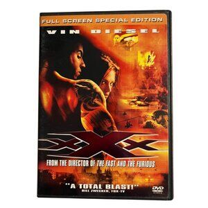 XXX 2002 DVD Full Screen Special Edition Vin Diesel Action/Thriller Pre-Owned